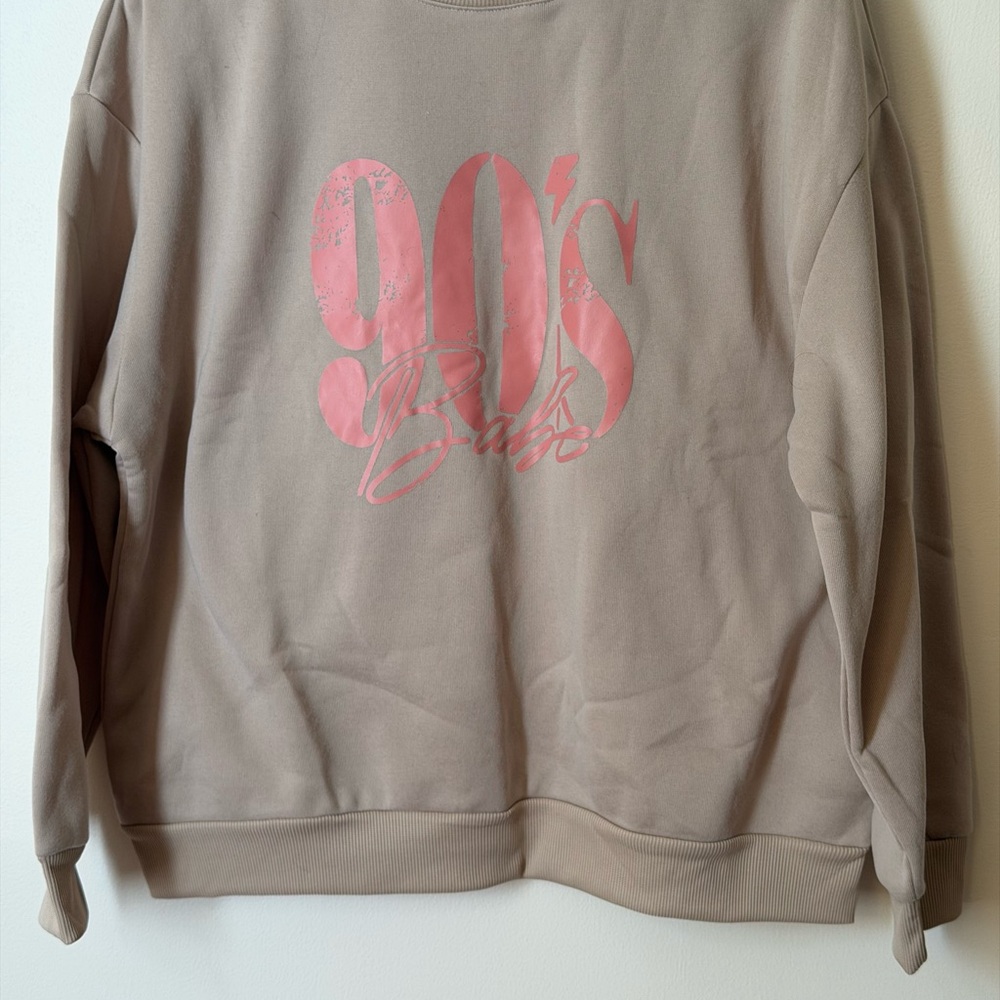 SHEIN Beige Polyester Knitwear